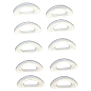 鼻パッド ノーズパッド 5ペアセット 眼鏡 メガネ 鼻 ズレ防止 サングラス 貼るだけ シンプル ブラック ホワイト