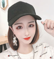 帽子付きウィッグ キャップウィッグ 帽子ウィッグ ショート ボブ かつら フルウィッグ レディース 女性 キャップ付き 帽子一体型 紫外線対策 イメチェン 着脱簡単 単色 黒 茶 かわいい キュート ガーリー カジュアル 変装 お出かけ