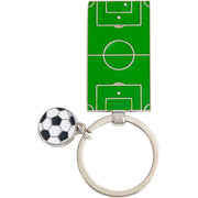 キーホルダー サッカーボール フィールド サッカー場 ゴルフ バドミントン テニス 卓球 バックチャーム ペンダント 男の子 女の子 男女兼用 服飾小物 バッグ用アクセサリー おしゃれ かっこいい かわいい スポーツ 部活 学校 運動