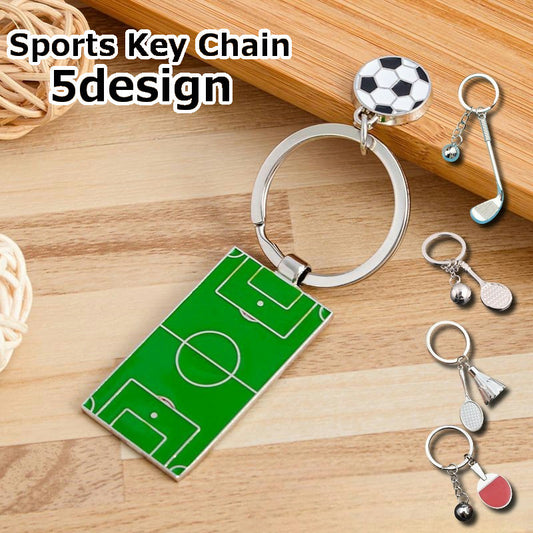 キーホルダー サッカーボール フィールド サッカー場 ゴルフ バドミントン 商品画像