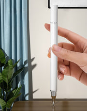 スタイラスペン タッチペン ボールペン 2way スマホアクセサリー タブレットアクセサリー ディスク型 ipad iPhone アイパッド アイフォン ホワイト ブラック ピンク 白 黒
