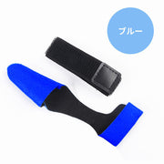 ティップカバー ロッドベルト付き フィッシング 釣り用品 トップカバー ロッドカバー 釣り竿 竿先 傷防止 保護 無地 ブラック