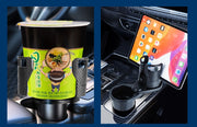 車用ドリンクホルダー カップホルダー 2本収納 車内 差し込みタイプ 広がる カップ麺 ペットボトル 缶飲料 小物 コンパクト収納 カー用品