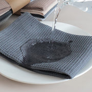 キッチンクロス ふきん 布巾 カウンタークロス キッチンタオル ダスター 台拭き ループ付き 正方形 キッチン用品 掃除用品 無地 シンプル おしゃれ 北欧風
