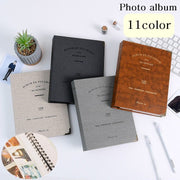 フォトアルバム ポケット式 写真収納 大容量 8.9×6.35cm 120枚 チェキ インスタントカメラ ミニサイズ リング式 PUレザー おしゃれ シンプル 可愛い 記念 メモリアル 思い出 プレゼント カラバリ豊富