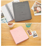 フォトアルバム ポケット式 写真収納 大容量 8.9×6.35cm 120枚 チェキ インスタントカメラ ミニサイズ リング式 PUレザー おしゃれ シンプル 可愛い 記念 メモリアル 思い出 プレゼント カラバリ豊富