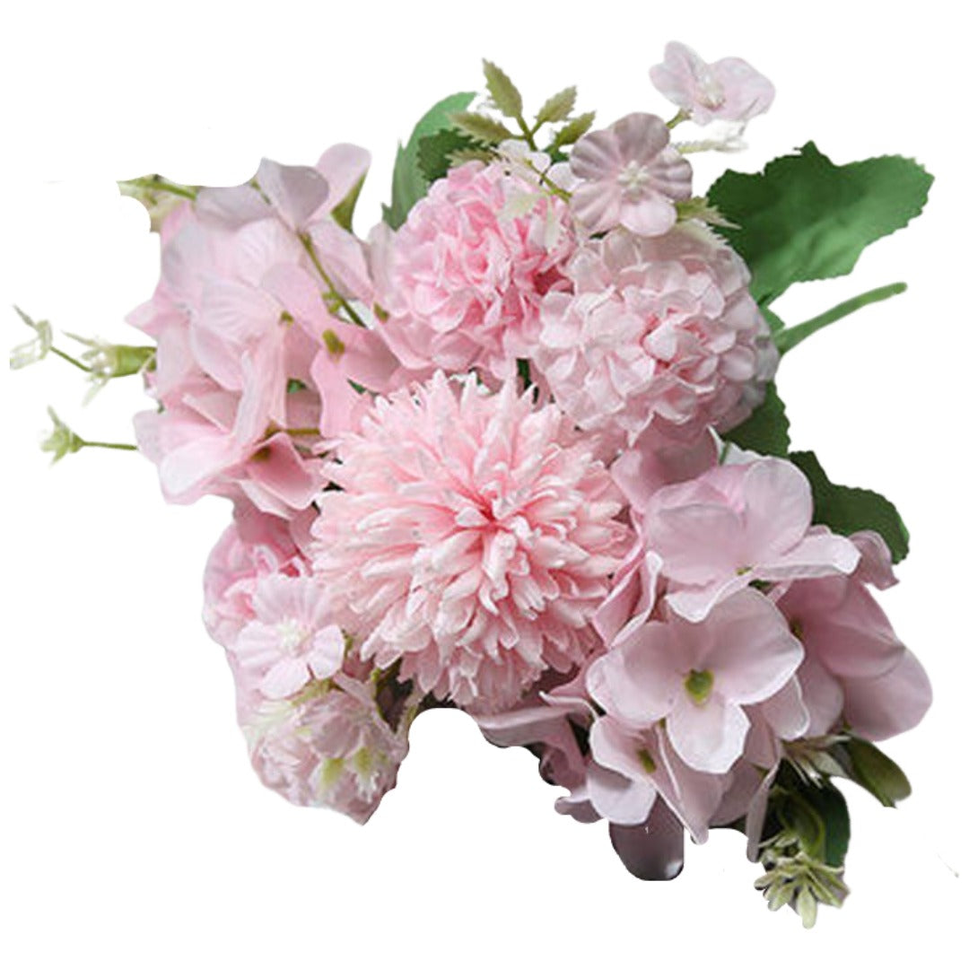 造花 アーティフィシャルフラワー ブーケ 花束 アートフラワー イミテーションフラワー B×ピンク バリエーション画像