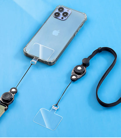 スマホストラップホルダー スマホ用品 挟む 外付けストラップホール 落下防止 ストラップ用ホルダー 商品画像5