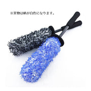 タイヤブラシ ホイールブラシ 車輪ブラシ 洗車 クリーニングブラシ 洗浄 カー用品 自動車 車 バイク メンテナンス用品 柄付き 汚れ落とし タイヤ掃除