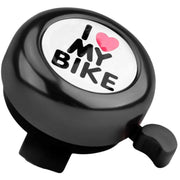 自転車用ベル 子供用 キッズ ジュニア 自転車用アクセサリー サイクルベル サイクルホーン 簡単取り付け カラフル おしゃれ かわいい ストライダー ロゴ 英字 ハート