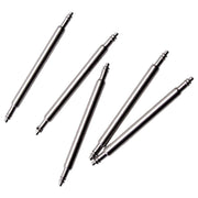 バネ棒 20本セット 太さ 1.8mm 時計ベルト バンド 取り付け用 汎用品 10 11 12 13 14 15 16 17 18 19 20 21 22 23 24 25 26 27 mm用 部品パーツ 交換用部品 腕時計 ピン シャフト 修理