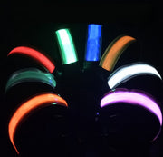 アームバンド 2本セット LEDライト 反射バンド 防水 充電式 USB充電 反射材 夜間 ランニング ジョギング 散歩 発光 安全対策 ナイトランニング リチウム