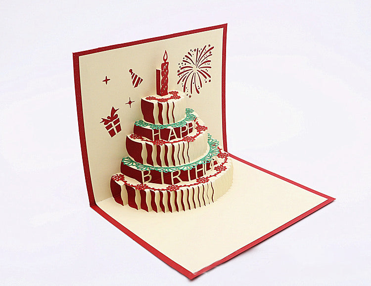 バースデーカード ポップアップ 誕生日 グリーティングカード 3D メッセージカード 商品画像4