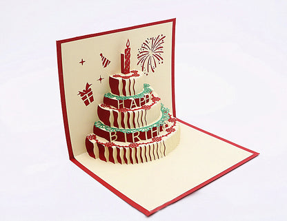 バースデーカード ポップアップ 誕生日 グリーティングカード 3D メッセージカード 商品画像4