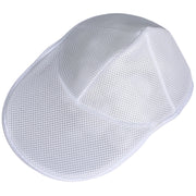 帽子用洗濯ネット キャップ用洗濯ネット 洗濯用品 洗濯グッズ ランドリー用品 ランドリーグッズ 野球帽用 ジッパー チャック 立体縫製 ブルー ホワイト シンプル