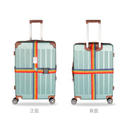 スーツケースベルト キャリーケースベルト ネームタグ付き ラゲッジバンド 荷締めベルト 荷物固定 トランク 十字 クロス 調節可能 旅行 トラベル 防犯