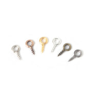 ヒートン 200個入り ピン 金具 手芸 クラフト パーツ 材料 根付け用 ネジ ねじ ハンドメイド アクセサリーパーツ キーホルダー ストラップ レジン UVレジン アンティーク 大量 まとめ買い 8mm