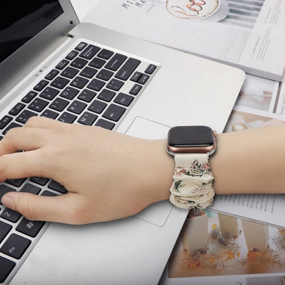 腕時計用ベルト アップルウォッチ用 スマートウォッチ用 シュシュタイプ 布製 レディース 商品画像3