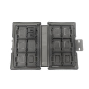 ゲームソフト収納ケース Nintendo Switch ニンテンドースイッチ用 カードケース 24枚収納 マイクロSDカード カセットケース 任天堂スイッチ ソフトカバー 持ち運び キズ防止 汚れ防止 紛失防止 クリアカラー 半透明 コンパクト お出かけ 整理整頓 大容量 たっぷり収納 白 青 黒