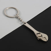 キーホルダー キーリング 工具型 レディース 女性 メンズ 男性 男女兼用 ユニセックス アクセサリー ファッション雑貨 レンチ型 工具型 ミニチュアサイズ シルバーカラー シンプル カジュアル クール かっこいい おしゃれ かわいい キュート