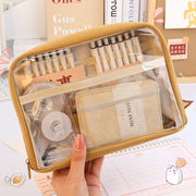 大容量ペンケース 文房具 ポーチ ペンケース 小物入れ キャンバス ポケット 多機能 ボックス 可愛い おしゃれ