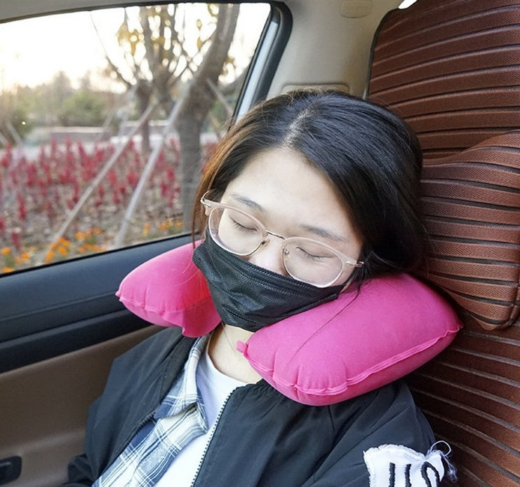 ネックピロー U字型 首枕 空気式 枕 クッション 商品画像2