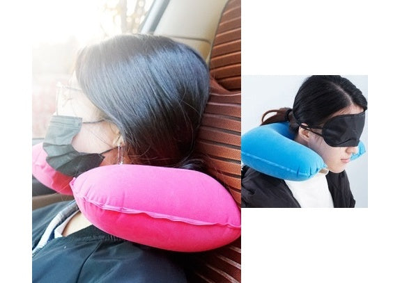 ネックピロー U字型 首枕 空気式 枕 クッション 商品画像4