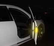 リフレクター ドア用反射ステッカー 車 ドア 4枚セット シール カーステッカー ステッカー 車用品 夜間 ドア開閉 蛍光 盗難防止 防犯