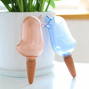 自動水やり器 自動給水器 単品 1個 ガーデニング用品 鉢植え 観葉植物 125ml 園芸 挿すだけ 鳥 とり バード 室内 屋内 おしゃれ かわいい お出かけ 留守 給水タンク 給水ボトル みずやり