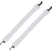 ベッドシーツクリップ 2本セット 固定用 ズレ防止 滑り止め ゴムバンド 長さ64cm ベッドパッド マットレス 布団 ソファー 寝具用品 日用雑貨 調節可能 2点留め ストレート