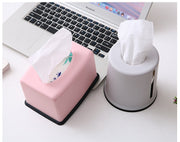 ティッシュケース トイレットペーパーケース ティッシュボックス ロールペーパーホルダー ティッシュカバー 底上げ シンプル かわいい おしゃれ 卓上