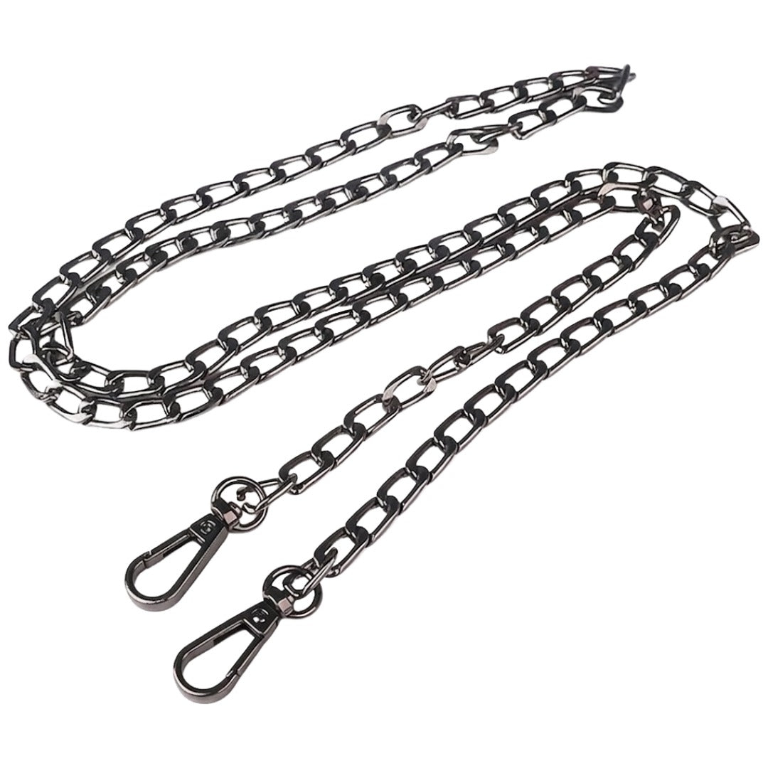 ショルダーチェーン チェーンストラップ ショルダーストラップ 116cm ハンドクラフト用品 ハンドメイド用品 ブラック バリエーション画像