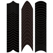 フレンチガイドシール 2枚セット ネイル用品 フレンチ ガイド ネイルガイド ガイドシール フレンチネイル はみ出し ジェルネイル ネイルアート キレイ 簡単 ネイルシール