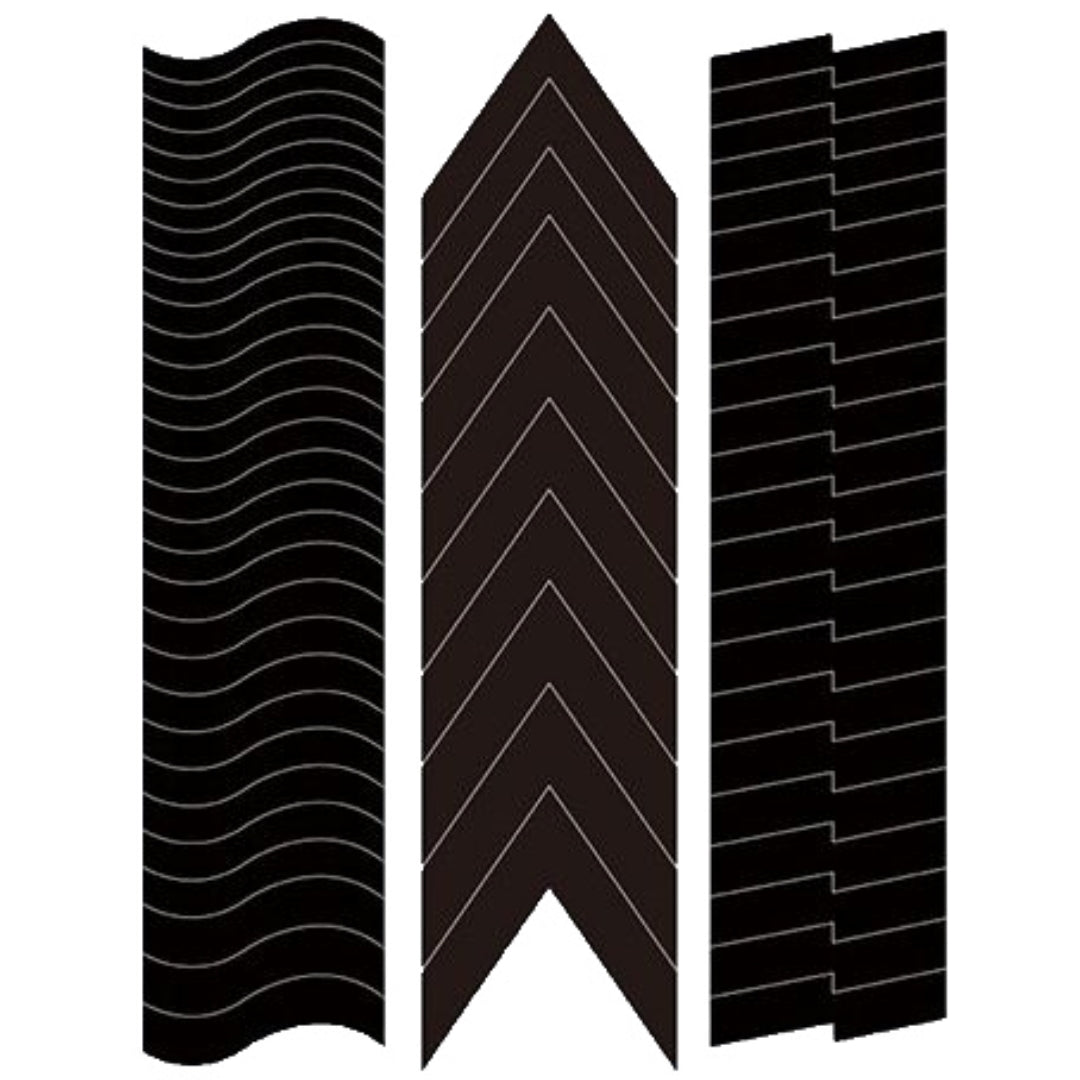 フレンチガイドシール 2枚セット ネイル用品 フレンチ ガイド ネイルガイド ガイドシール フレンチネイル はみ出し ジェルネイル ネイルアート キレイ 簡単 ネイルシール