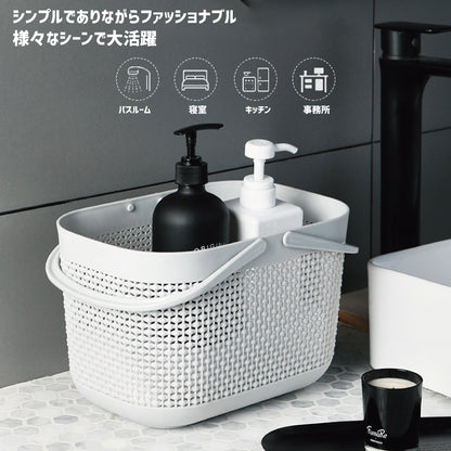 お風呂バスケット お風呂用カゴ かご スパバッグ 温泉バッグ 小物入れ 商品画像3