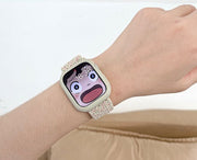 Apple watch用交換ベルト Apple watch用交換バンド スマートウォッチ用ベルト 腕時計ベルト 編み込み風 男女兼用 おしゃれ