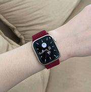 Apple watch用交換ベルト Apple watch用交換バンド スマートウォッチ用ベルト 腕時計ベルト 編み込み風 男女兼用 おしゃれ