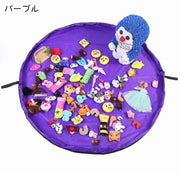おもちゃ収納マット おもちゃ収納袋 おもちゃ袋 プレイマット おもちゃ箱 おもちゃ収納バッグ 収納 大容量 大判 片付け 折りたたみ おもちゃ ぬいぐるみ 簡単