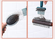 ヘアブラシクリーナー お手入れ 掃除 毛取り ヘアーブラシ クリーニング きれい キレイ くし 簡単 清潔 そうじ 髪の毛 抜け毛 絡まり ブラシ掃除 汚れ取り ホコリ取り