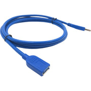 USB延長ケーブル 延長コード 30cm 50cm 1m 1.5m 超高速USB3.0対応 データ転送 充電 PC周辺機器 配線 USB PCまわり パソコン周辺グッズ オフィス用品 ビジネス ホーム 机周り用品 デスクワーク用品 会議 ミーティング 青 ブルー