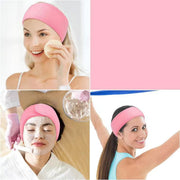 ヘアバンド ヘッドバンド 洗面用 洗顔用 マジック テープ 無地 シンプル メイク スキンケア お風呂 まとめ髪 レディース 女性 便利