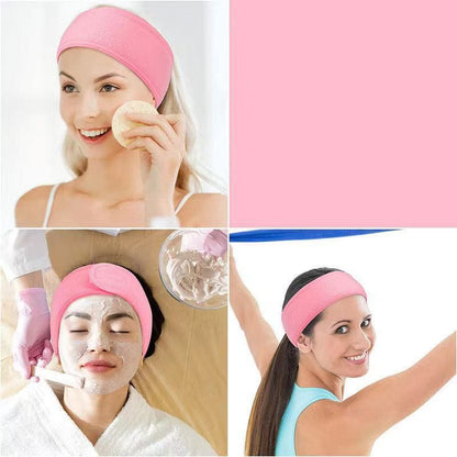 ヘアバンド ヘッドバンド 洗面用 洗顔用 マジック テープ 商品画像3