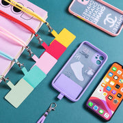 スマホストラップ スマホショルダー 肩掛け 斜め掛け ネックストラップ 調節可能 お洒落 可愛い シンプル 落下防止 ショルダーストラップ 携帯ストラップ スマートフォン