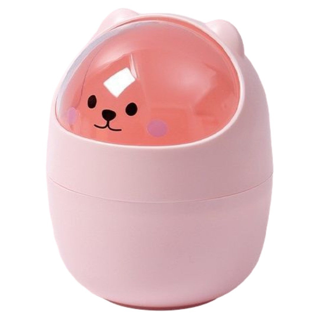 ゴミ箱 ダストボックス ネコ クマ 卓上 蓋つき フタ付き 洗面 化粧台 ミニサイズ 小型 かわいい キッズ キュート メイク台 食卓 ベッドサイド オヤツタイム 動物 アニマル ネコ シロクマ