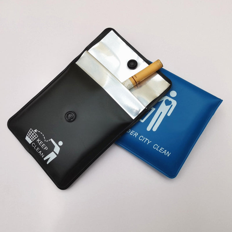 携帯灰皿 ソフトタイプ ポケット灰皿 ハンディサイズ 吸い殻入れ 薄型 商品画像2