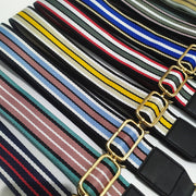 ショルダーストラップ バッグストラップ ショルダーベルト バッグ用アクセサリー ファッション小物 バッグチャーム 肩掛け 斜め掛け ストライプ ライン 手持ちバッグ ハンドバッグ 鞄 カバン かばん 付け替え サイズ調節可能 かわいい おしゃれ