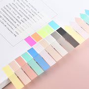 付箋 フィルムふせん 3束セット インデックス 見出し 無地 半透明 長方形 矢印 ポインター 5色入り カラフル おしゃれ シンプル