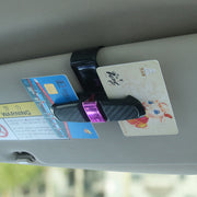 サングラスクリップ 車載 メガネホルダー サングラス置き カー用品 車内収納グッズ 眼鏡 カード サングラス 挟んで収納 180度回転 カーアクセサリー 簡単設置 省スペース コンパクト