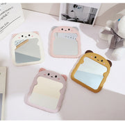 卓上ミラー 卓上鏡 化粧鏡 インテリア雑貨 ウサギ型 クマ型 アニマル 動物 シンプル かわいい おしゃれ ドレッサー メイクミラー コンパクト 持ち運び