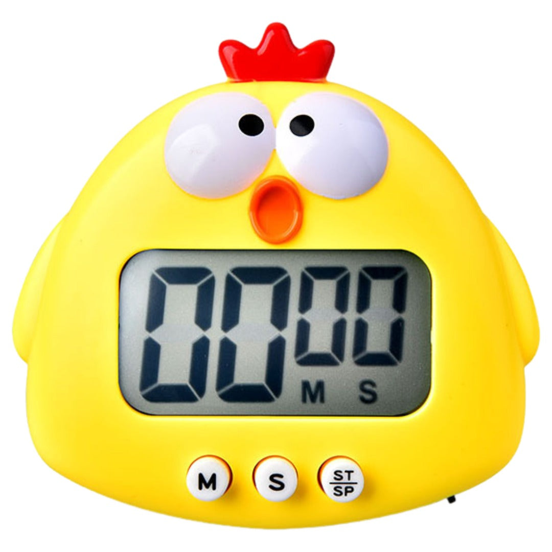 キッチンタイマー キッチン時計 デジタルタイマー クッキングタイマー キッチン用品 台所用品 調理器具 軽量ツール マグネット 動物 アニマル かわいい おしゃれ カエル ニワトリ ブタ ウシ ウサギ お料理 便利